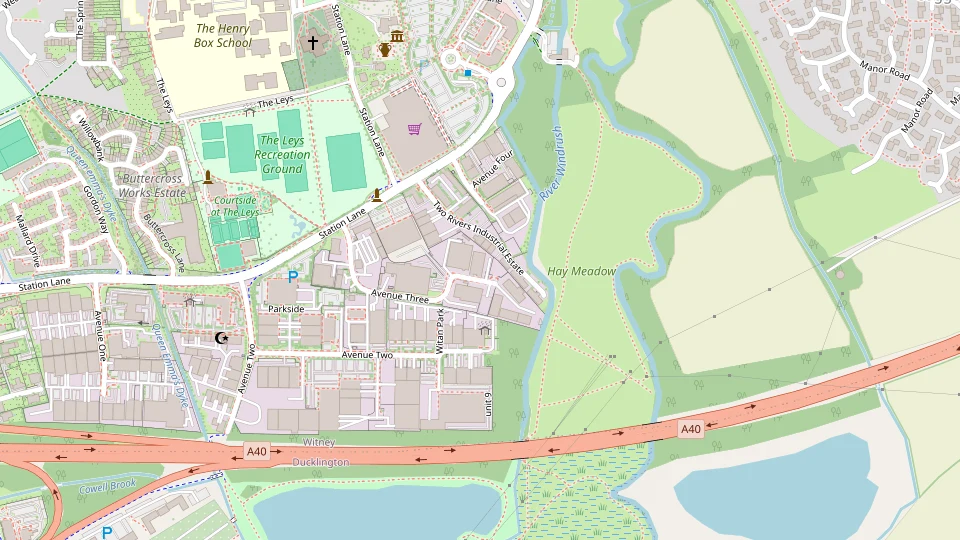 Map showing Studio Se7en